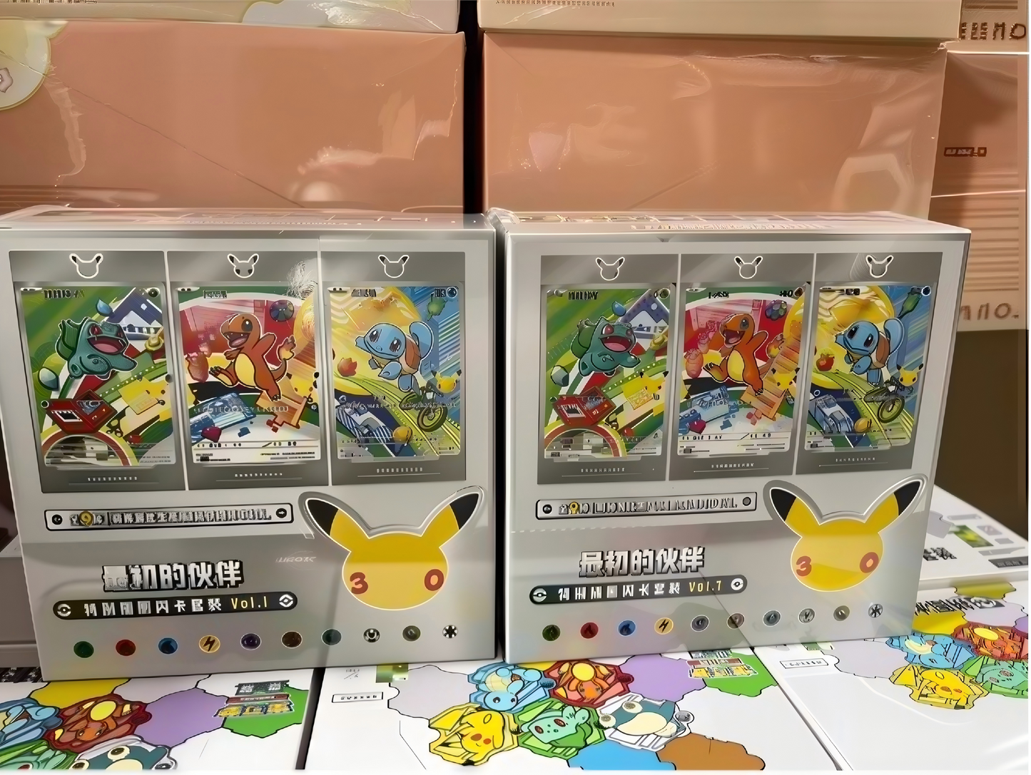 Pokémon TCG Simplified Chinese: 30th Anniversary Special Art Holo Card Set Vol. 1