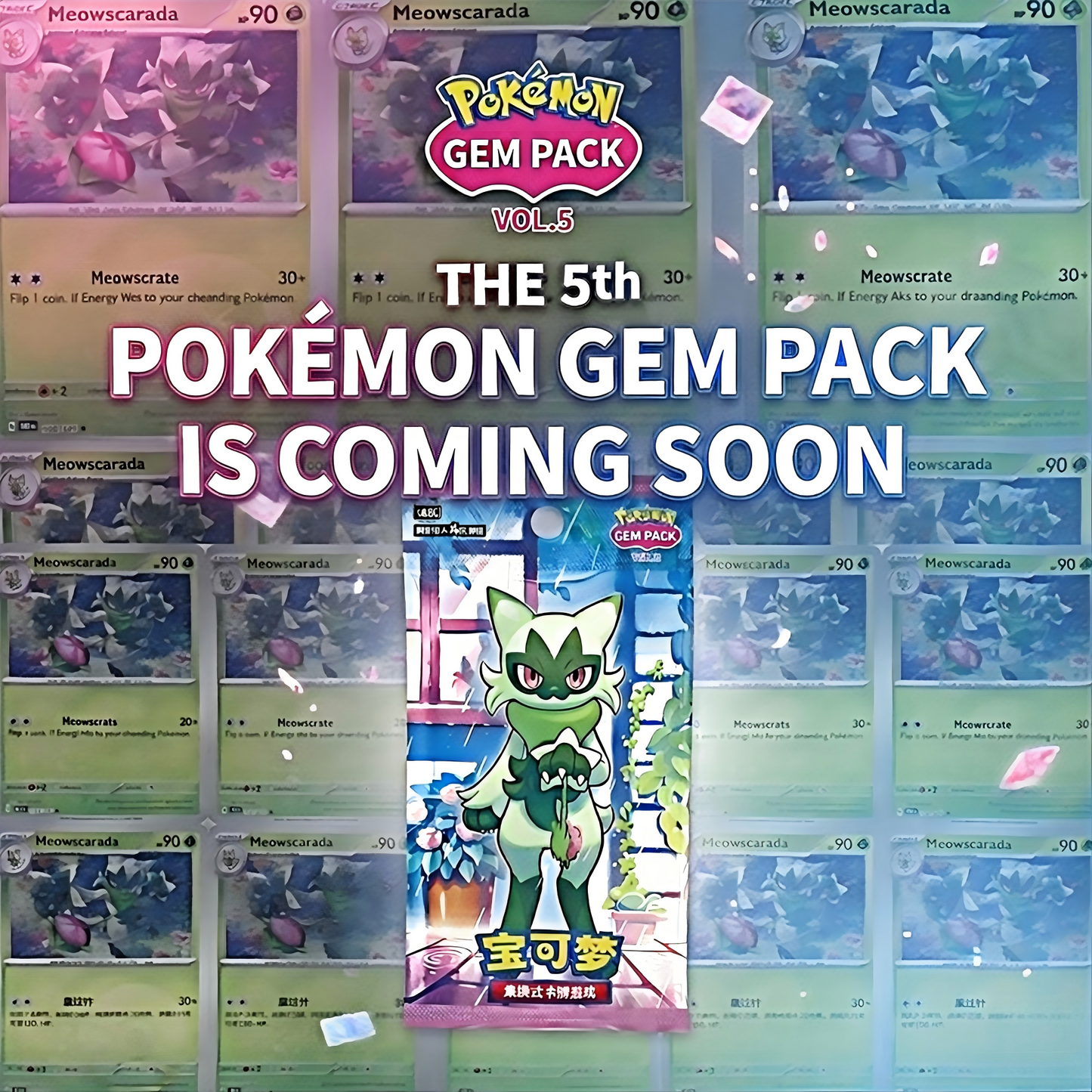 [PRE-ORDER] Pokémon TCG Simplified Chinese: Gem Pack Vol. 5 [CBB5C] Booster Box - Sealed Case Fresh