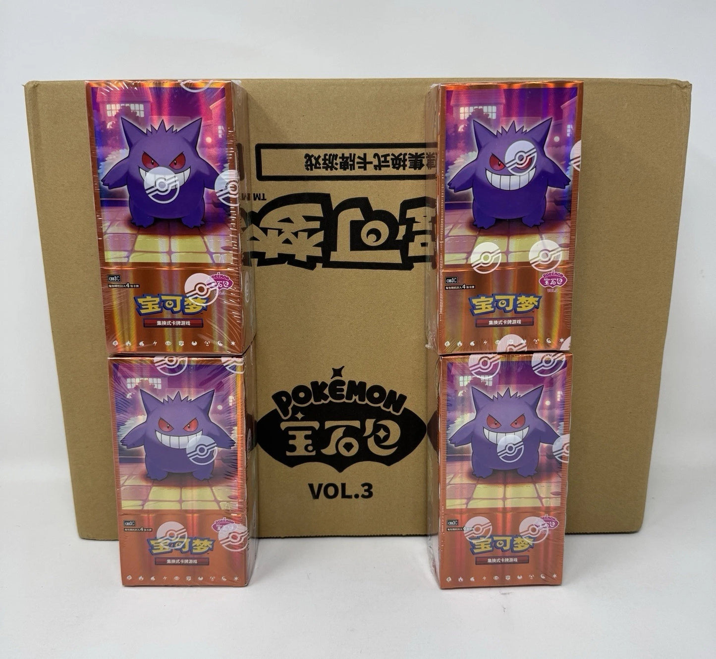 Pokémon TCG Simplified Chinese: Gem Pack Vol. 3 [CBB3C] Booster Case - Gengar Edition